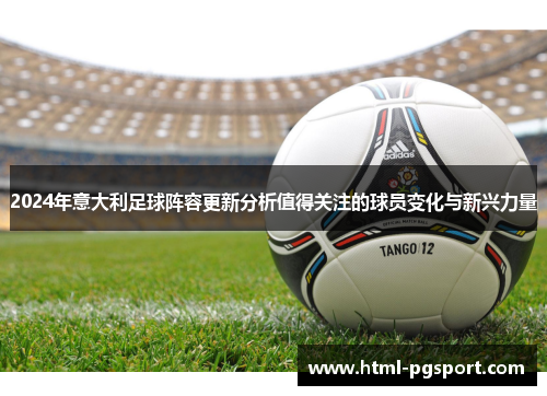 2024年意大利足球阵容更新分析值得关注的球员变化与新兴力量